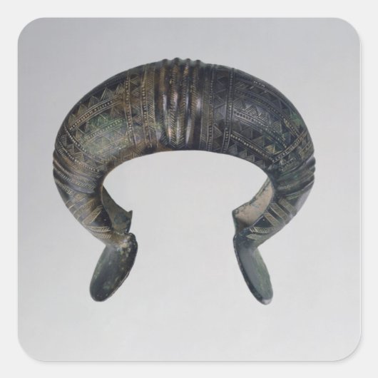 Bracelet, uit Reallon, Hautes-Alpes Vierkante Sticker (Voorkant)