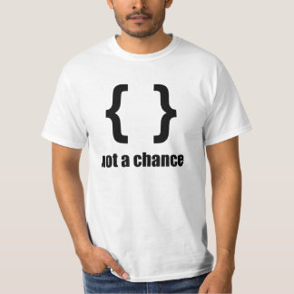 Braces geen kans - Shirt voor Python Programmers
