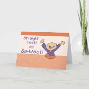 Braces van felicitaties kaart