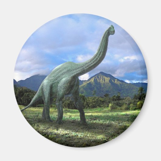 Brachiosaurus Dinosaur Magneet (Voorkant)