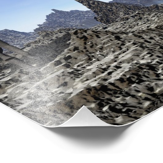 Brachiosaurus dinosaurus - 3D rendering Foto Afdruk (Hoek)