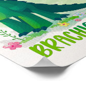 Brachiosaurus Kinderkamer Poster Dino Babykamer Pr (Hoek)