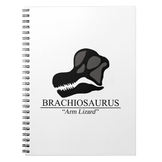 Brachiosaurus Notitieboek (Voorkant)