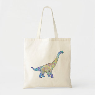 Brachiosaurus Prehistorisch Schattig Jurassisch Di Tote Bag