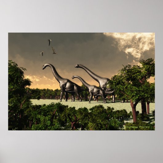 Brachiosaurus Print (Voorkant)