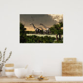 Brachiosaurus Print (Keuken)