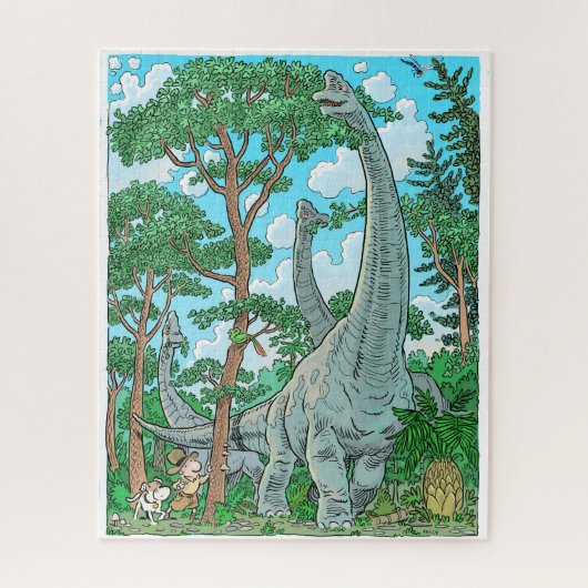 Brachiosaurus Puzzel 520 stuk (Verticaal)
