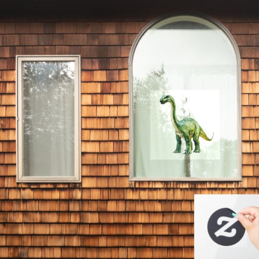 Brachiosaurus Raamsticker (Huis Raam)