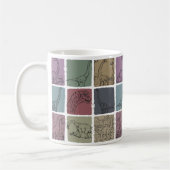 Brachiosaurus rétro Dinosaur Mug Vintage Dino Mug (Gauche)
