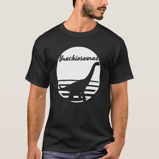 Brachiosaurus Sunset T-shirt (Voorkant)