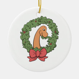 Brachiosaurus Wreath Ornament
