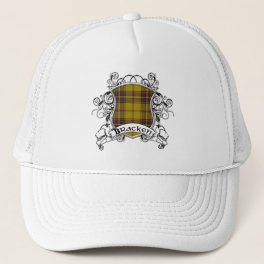 Bracken Tartan Shield Trucker Pet (Voorkant)