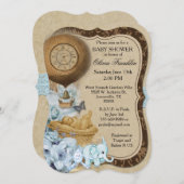 Bracket  Baby Boy Shower Uitnodiging (Voorkant / Achterkant)