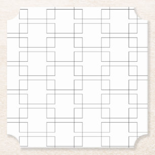 Bracket Eliminatie Toernooi Sport Geometrisch Kartonnen Onderzetters