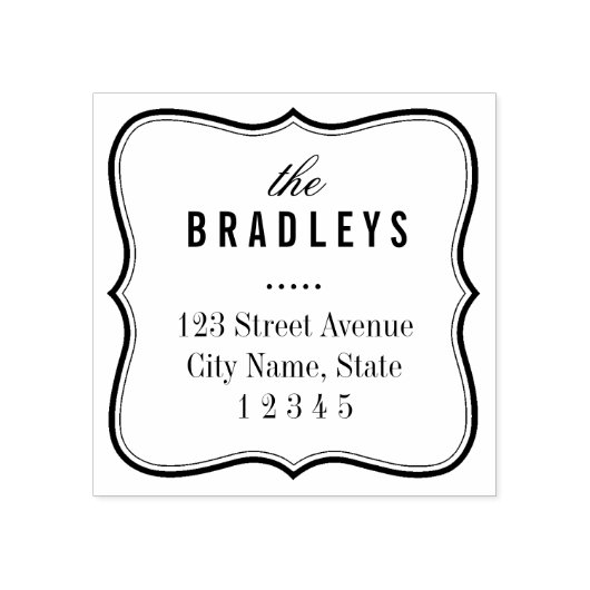 Bracket Lijst - Aangepaste houten stempel (Afrduk)