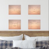 Bracket Tourney Basketbal 16 8 4 Team Spelen in Muurkunst Sets (Slaapkamer)