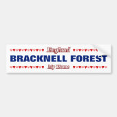 BRACKNELL FOREST - My Home - England; Harten Bumpersticker (Voorkant)