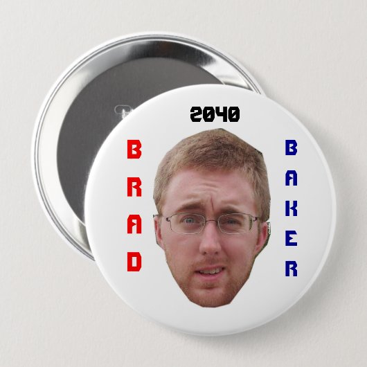 Brad Baker 2040 Button (Voorkant /achterkant)