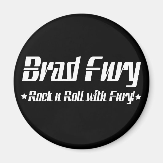 Brad Fury Magnet Magneet (Voorkant)