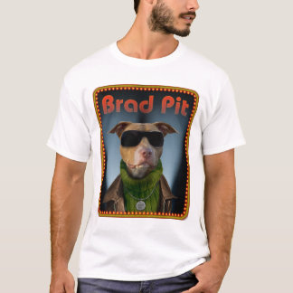 Brad Pit voor witte t-shrirts T-shirt
