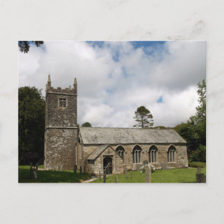Braddock Church Cornwall, Engeland Briefkaart