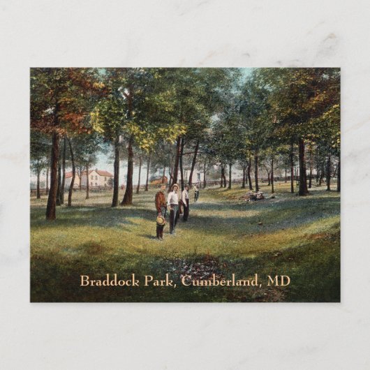 Braddock Park  Cumberland Briefkaart (Voorkant)