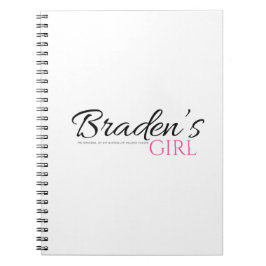 Bradens Girl 6,5 x 8,75-inch Notitieboek