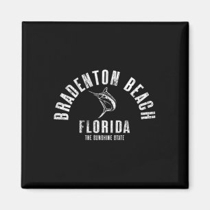 Bradenton Beach Florida Strand Fl Retro Vintage Vo Magneet