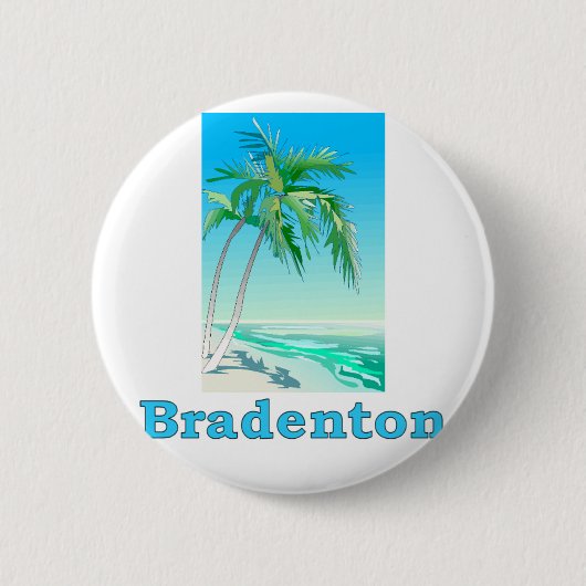 Bradenton, Florida Ronde Button 5,7 Cm (Voorkant)