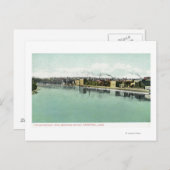 Bradford Bridge Uitzicht van de Waterfront Briefkaart (Voorkant / Achterkant)