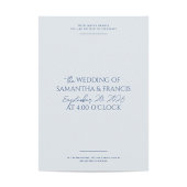 Bradford Moderne Foto en Typografie Bruiloft Kaart