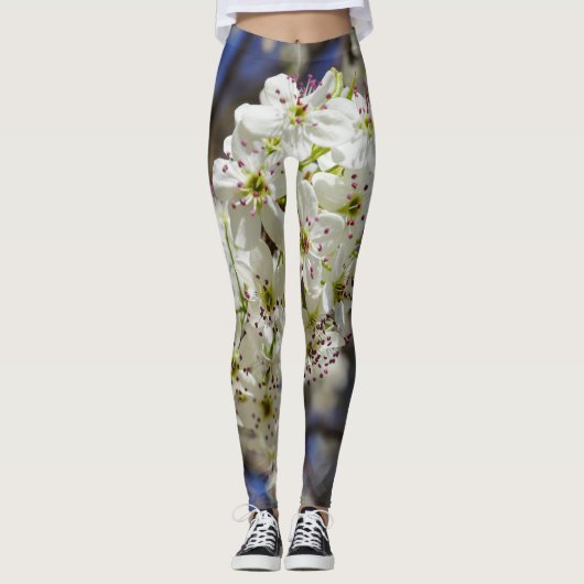 Bradford Pear Blooms Leggings (Voorkant)