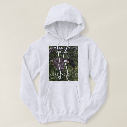 Bradley Brook Eagle Fly Sweat à capuche (Design devant)