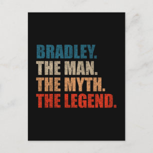Bradley De Man De Mythe De Legende Briefkaart