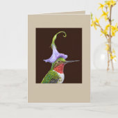 Bradley la carte des colibris (Fleur jaune)