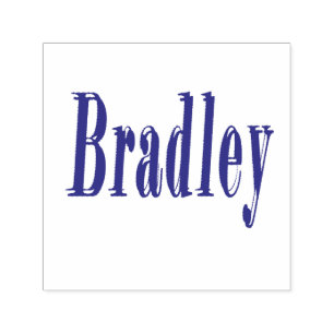 Bradley, naam Logo, Zelfinktende Stempel