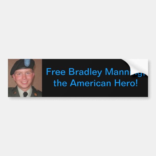 bradleymanning, Free Bradley Bumpersticker (Voorkant)