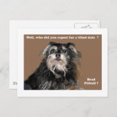 bradpitbull briefkaart (Voorkant / Achterkant)