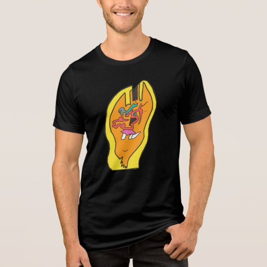 Brads parasiet Tri-Blend shirt (Voorkant)