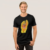 Brads parasiet Tri-Blend shirt (Voorkant volledig)