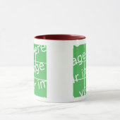 Brady Bunch Design - tweezijdig Mok (Midden)