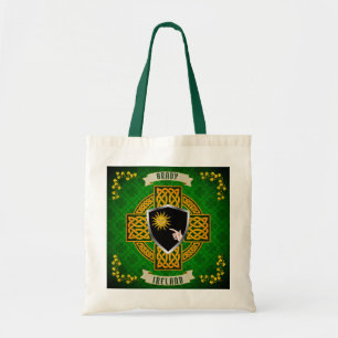 Brady Ierse Schild & Keltisch Kruis Persoonlijk Tote Bag