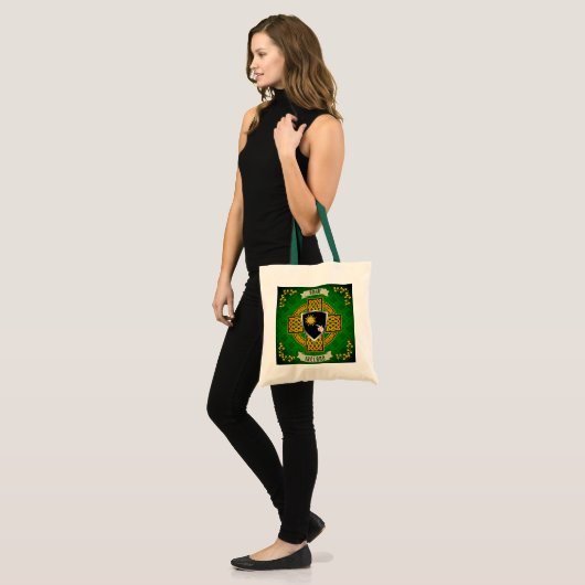 Brady Irish Shield & Celtic Cross Personalized Tote Bag (Voorkant (model))