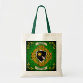Brady Irish Shield & Celtic Cross Personalized Tote Bag (Voorkant)