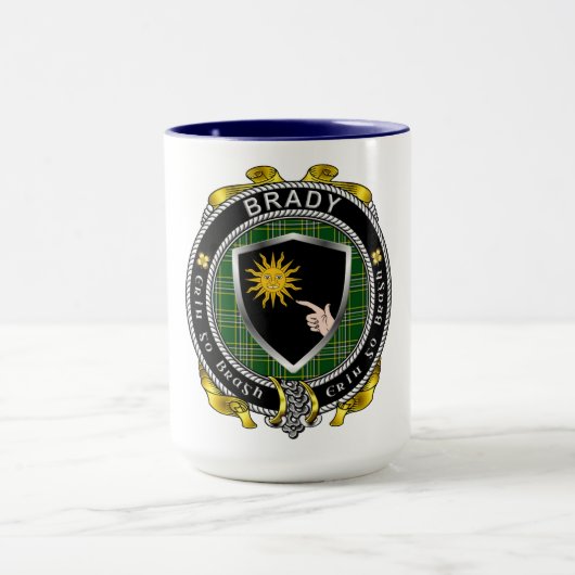 Brady Irish Shield Combo Mok 15oz (Midden)