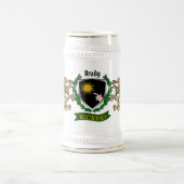 Brady Irish Shield Gepersonaliseerde naam Bierpul (Center)