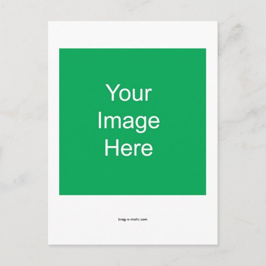 Brag-o-matic Patent Briefkaart (Voorkant)