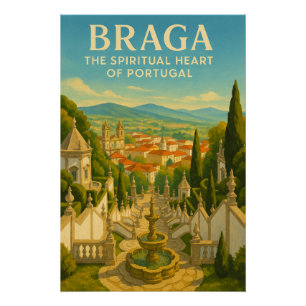 Braga – Het Spirituele Hart van Portugal Perfect Poster