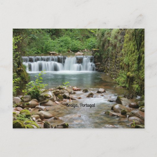Braga, Portugese landschap Briefkaart (Voorkant)