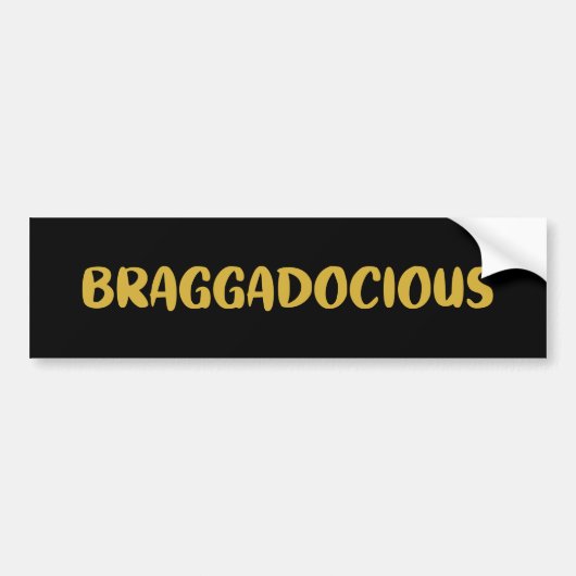 BRAGGADOCIEUX BOMPER STICKER (Devant)